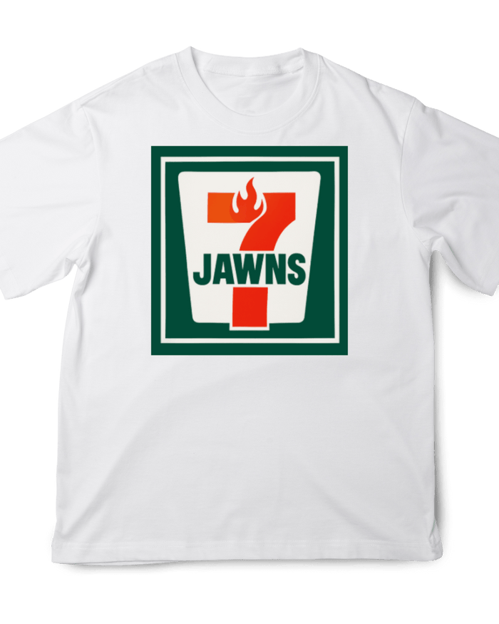 7/11 Jawns - Original Jawns - White T-Shirt - T-Shirt - Jawns on Fire Sneakers & Shoes
