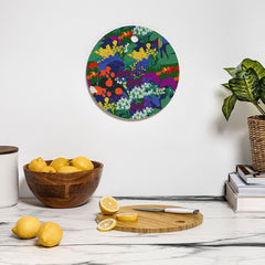 83 Oranges A Beautifully Dark Mind Cutting Board Round