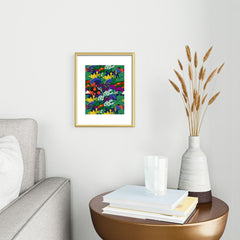 83 Oranges A Beautifully Dark Mind Metal Framed Art Print