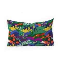 83 Oranges A Beautifully Dark Mind Oblong Throw Pillow