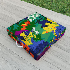 83 Oranges A Beautifully Dark Mind Outdoor Floor Cushion