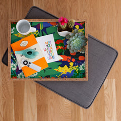 83 Oranges A Beautifully Dark Mind Rectangular Tray
