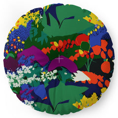 83 Oranges A Beautifully Dark Mind Floor Pillow Round