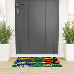 83 Oranges A Beautifully Dark Mind Welcome Mat