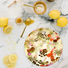 83 Oranges A Sunlit Meadow Cutting Board Round