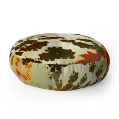 83 Oranges A Sunlit Meadow Floor Pillow Round