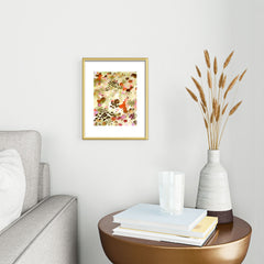 83 Oranges A Sunlit Meadow Metal Framed Art Print