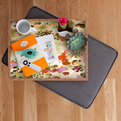 83 Oranges A Sunlit Meadow Rectangular Tray