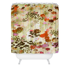 83 Oranges A Sunlit Meadow Shower Curtain