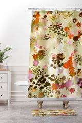 83 Oranges A Sunlit Meadow Shower Curtain And Mat