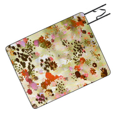 83 Oranges A Sunlit Meadow Picnic Blanket
