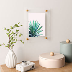 83 Oranges Agave Love Floating Acrylic Print