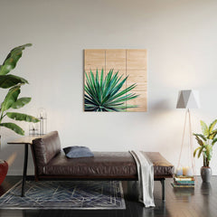 83 Oranges Agave Love Wood Wall Mural