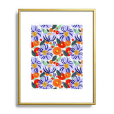 83 Oranges Alia Metal Framed Art Print