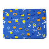 83 Oranges Always Summer In Good Company Memory Foam Bath Mat