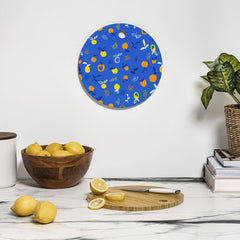 83 Oranges Always Summer In Good Company Cutting Board Round