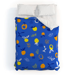 83 Oranges Always Summer In Good Company Duvet Cover