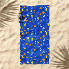 83 Oranges Always Summer In Good Company Beach Towel