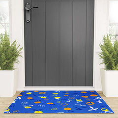 83 Oranges Always Summer In Good Company Welcome Mat