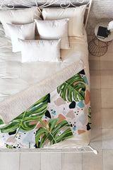 83 Oranges And I Find Missing Pieces Fleece Throw Blanket
