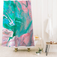 83 Oranges Another Worldly Shower Curtain