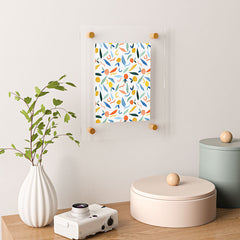 83 Oranges Art Is To Give Life A Shape Floating Acrylic Print