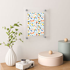 83 Oranges Art Is To Give Life A Shape Floating Acrylic Print