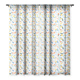 83 Oranges Art Is To Give Life A Shape Sheer Window Curtain