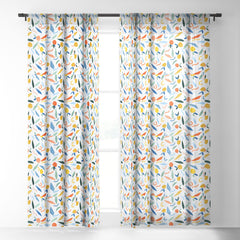 83 Oranges Art Is To Give Life A Shape Sheer Window Curtain