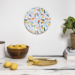 83 Oranges Art Is To Give Life A Shape Cutting Board Round