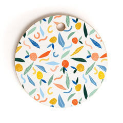 83 Oranges Art Is To Give Life A Shape Cutting Board Round