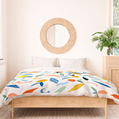 83 Oranges Art Is To Give Life A Shape Duvet Cover