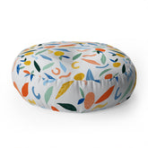 83 Oranges Art Is To Give Life A Shape Floor Pillow Round