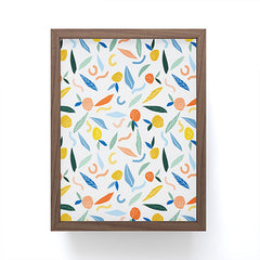 83 Oranges Art Is To Give Life A Shape Framed Mini Art Print