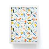 83 Oranges Art Is To Give Life A Shape Framed Mini Art Print