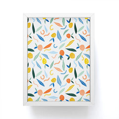 83 Oranges Art Is To Give Life A Shape Framed Mini Art Print