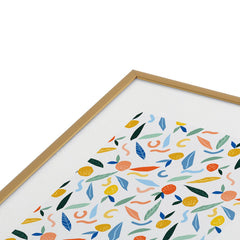 83 Oranges Art Is To Give Life A Shape Metal Framed Art Print