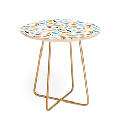 83 Oranges Art Is To Give Life A Shape Round Side Table