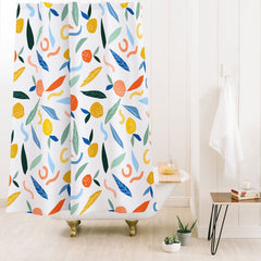 83 Oranges Art Is To Give Life A Shape Shower Curtain