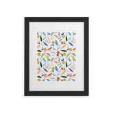 83 Oranges Art Is To Give Life A Shape Framed Art Print