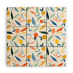 83 Oranges Art Is To Give Life A Shape Wood Wall Mural