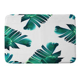 83 Oranges Banana Leaf Crush Memory Foam Bath Mat