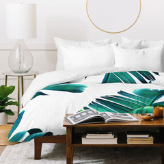 83 Oranges Banana Leaf Crush Duvet Cover