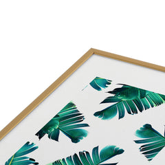83 Oranges Banana Leaf Crush Metal Framed Art Print