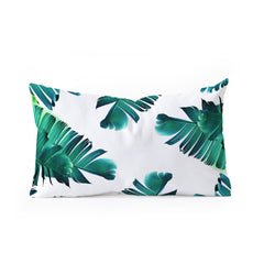 83 Oranges Banana Leaf Crush Oblong Throw Pillow