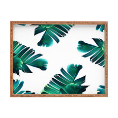 83 Oranges Banana Leaf Crush Rectangular Tray