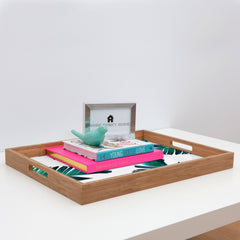 83 Oranges Banana Leaf Crush Rectangular Tray