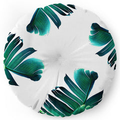 83 Oranges Banana Leaf Crush Floor Pillow Round