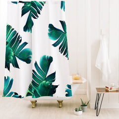 83 Oranges Banana Leaf Crush Shower Curtain
