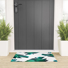 83 Oranges Banana Leaf Crush Welcome Mat